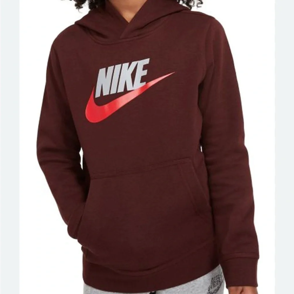Nike Kids Burgundy Hoodie
